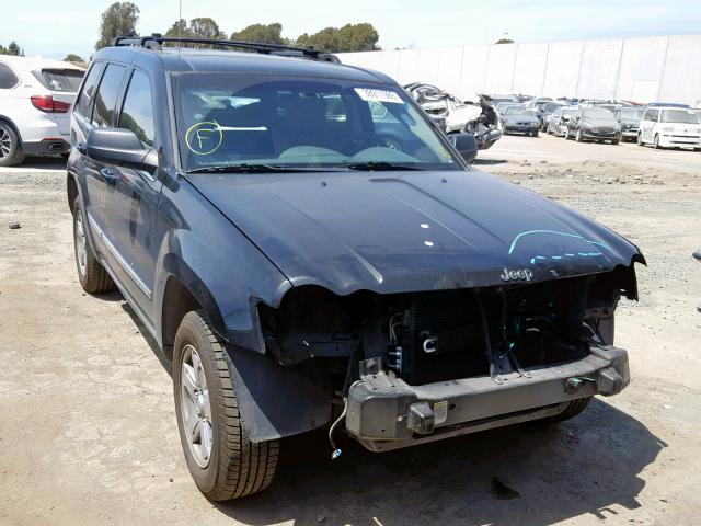 1J4HS58N75C505611 - 2005 JEEP GRAND CHER BLACK photo 1