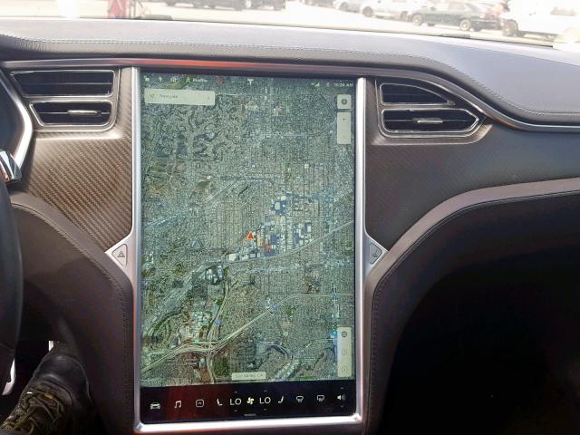 5YJSA1DP2CFP01406 - 2012 TESLA MODEL S فضي صورة 9