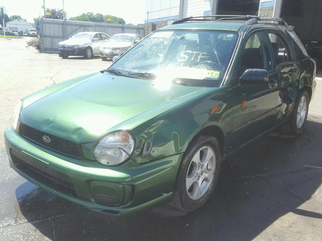 JF1GG655X3H808806 - 2003 SUBARU IMPREZA TS GREEN photo 2