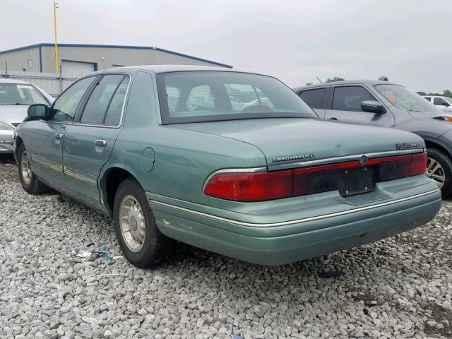 2MELM75W7VX728252 - 1997 MERCURY GRAND MARQ GREEN photo 3