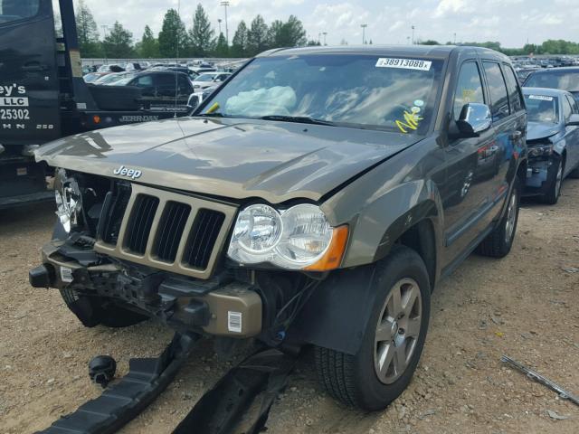 1J8GR48K88C222337 - 2008 JEEP GRAND CHER GREEN photo 2