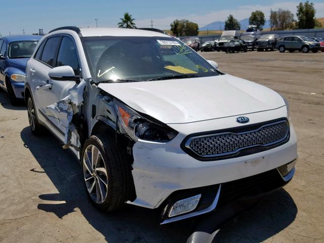 KNDCC3LC1H5076112 - 2017 KIA NIRO EX WHITE photo 1