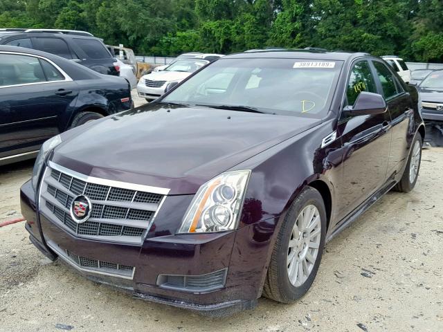 1G6DG5EG1A0110107 - 2010 CADILLAC CTS LUXURY PURPLE photo 2