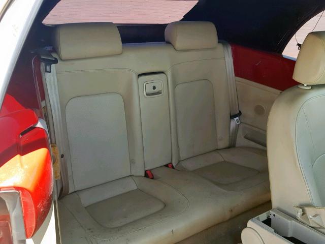 3VWRF31Y18M400179 - 2008 VOLKSWAGEN NEW BEETLE წითელი ფოტო 6