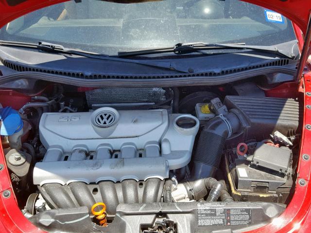 3VWRF31Y18M400179 - 2008 VOLKSWAGEN NEW BEETLE წითელი ფოტო 7