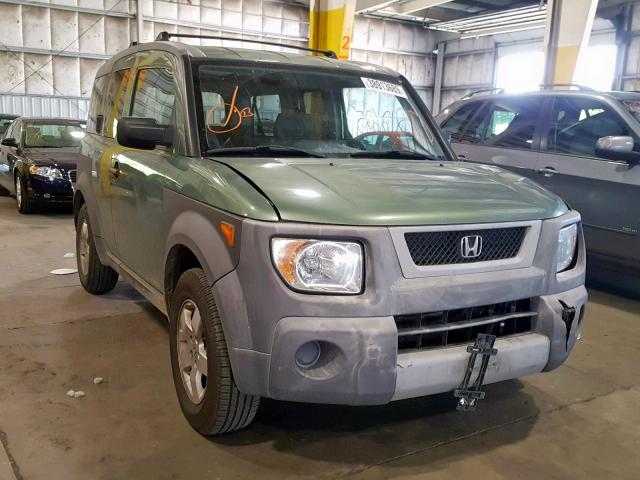 5J6YH28514L021588 - 2004 HONDA ELEMENT EX GREEN photo 1