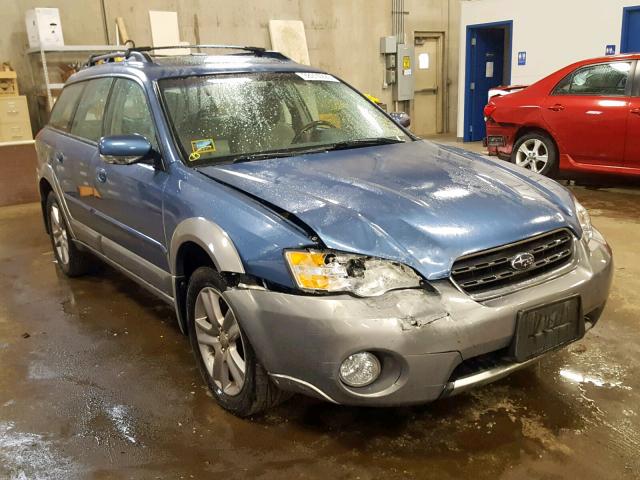 4S4BP86C174309057 - 2007 SUBARU LEGACY OUT BLUE photo 1