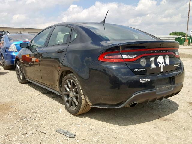 1C3CDFBB4FD346724 - 2015 DODGE DART SXT BLACK photo 3