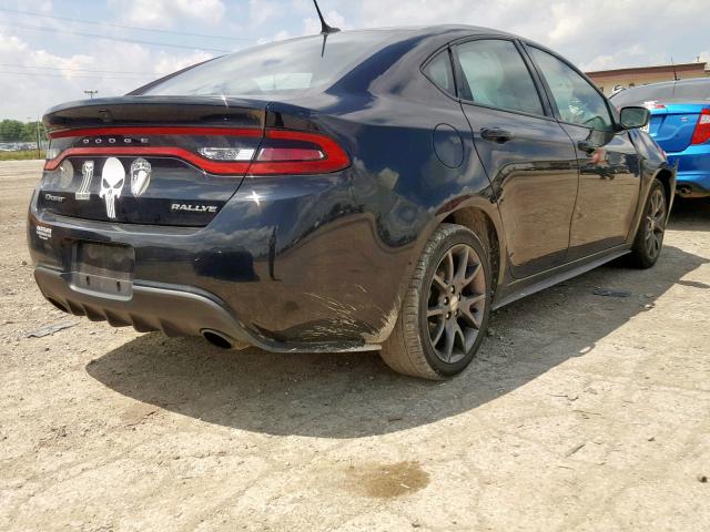 1C3CDFBB4FD346724 - 2015 DODGE DART SXT BLACK photo 4