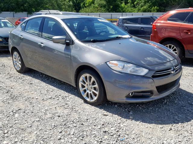 1C3CDFCH4DD202607 - 2013 DODGE DART LIMIT GRAY photo 1