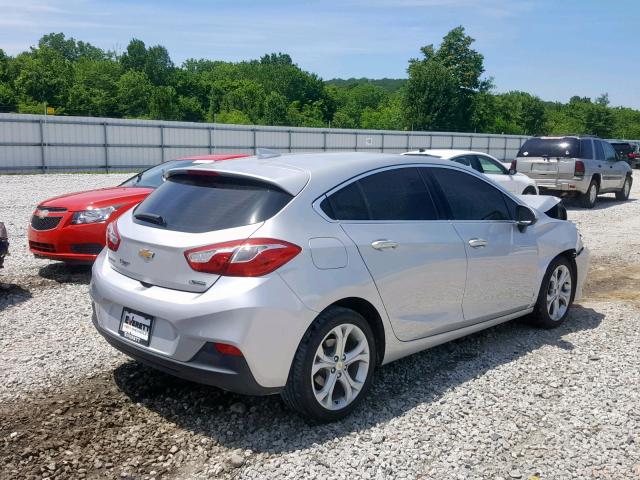 3G1BF6SM1HS566529 - 2017 CHEVROLET CRUZE PREM SILVER photo 4