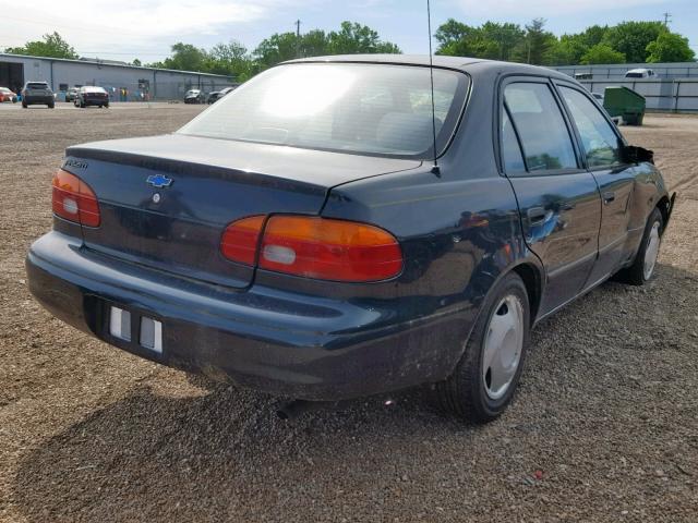 1Y1SK5288XZ402563 - 1999 CHEVROLET GEO PRIZM 绿色 照片 4