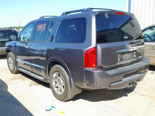 5N3AA08C16N815001 - 2006 INFINITI QX56 GRAY photo 3