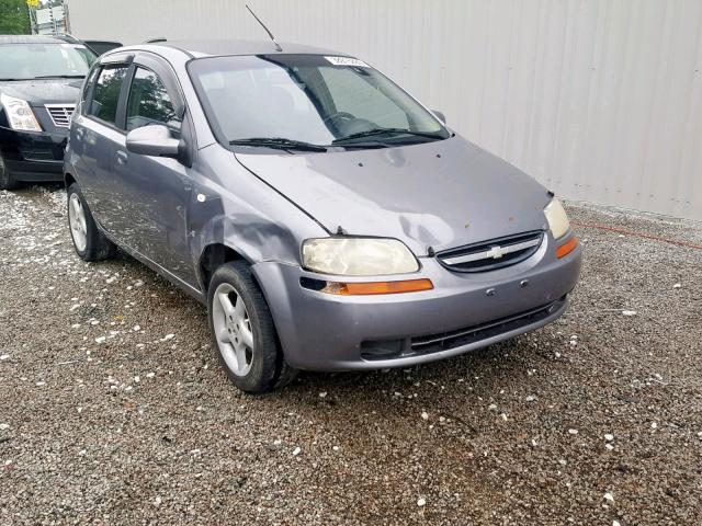 KL1TD66628B255952 - 2008 CHEVROLET AVEO BASE Күміс фото 1