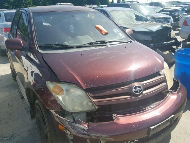 JTKKT624840065891 - 2004 TOYOTA SCION XA MAROON photo 1