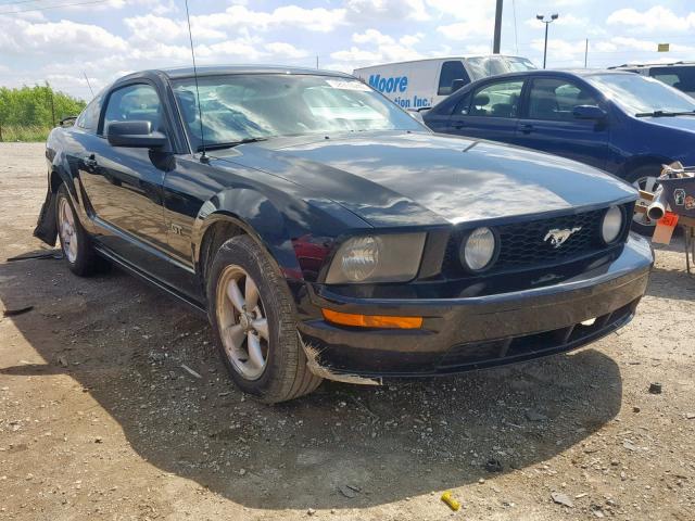 1ZVHT82H685164652 - 2008 FORD MUSTANG GT BLACK photo 1