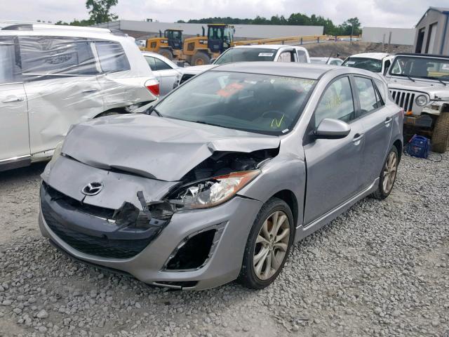 JM1BL1K55B1438606 - 2011 MAZDA 3 S SILVER photo 2