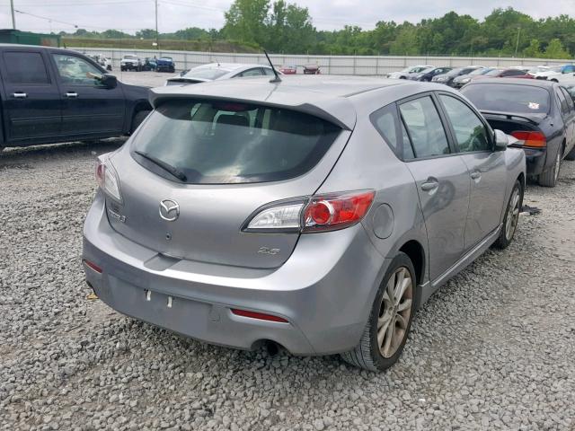 JM1BL1K55B1438606 - 2011 MAZDA 3 S SILVER photo 4