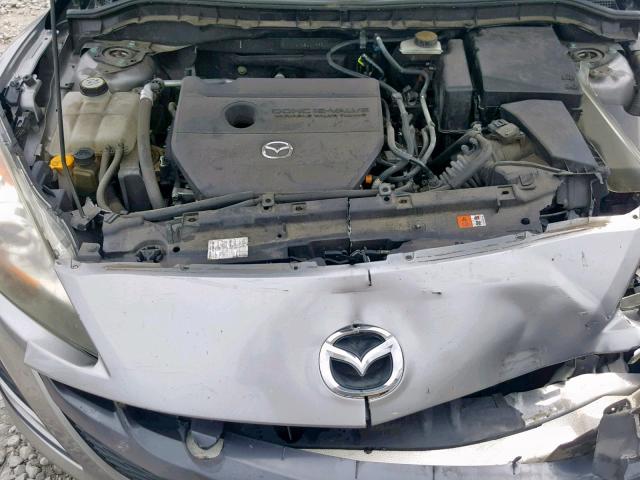 JM1BL1K55B1438606 - 2011 MAZDA 3 S SILVER photo 7