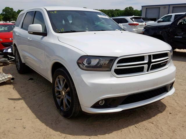 1C4RDHDG3HC719139 - 2017 DODGE DURANGO GT WHITE photo 1