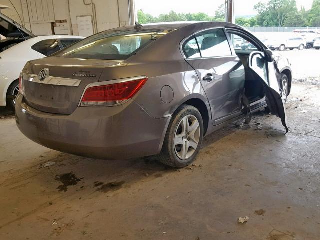 1G4GA5ED7BF281813 - 2011 BUICK LACROSSE C BROWN photo 4