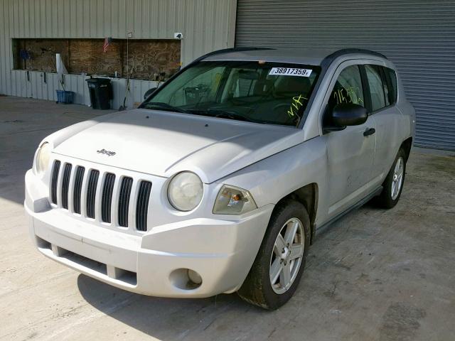 1J8FT47WX7D291105 - 2007 JEEP COMPASS SILVER photo 2