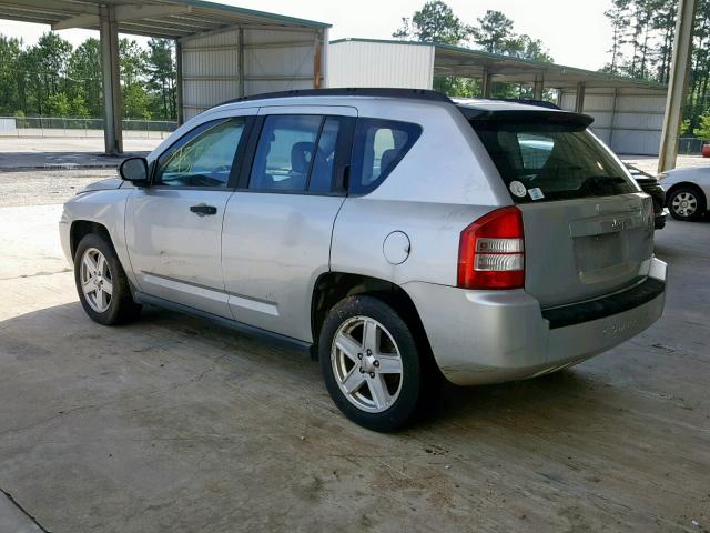 1J8FT47WX7D291105 - 2007 JEEP COMPASS SILVER photo 3