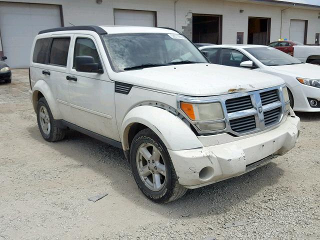 1D8GU58K57W613553 - 2007 DODGE NITRO SLT WHITE photo 1