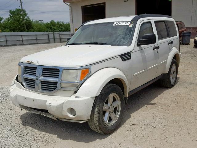 1D8GU58K57W613553 - 2007 DODGE NITRO SLT WHITE photo 2