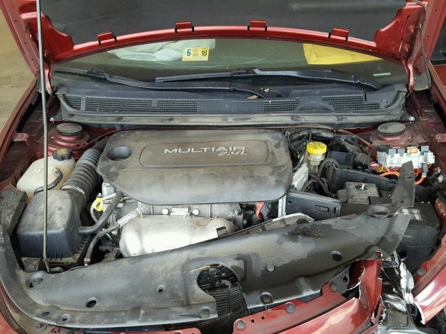 1C3CDFBB9FD373448 - 2015 DODGE DART SXT BURGUNDY photo 7