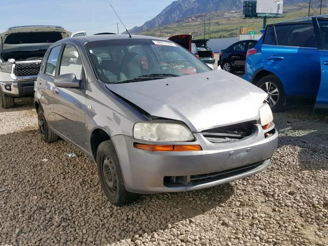 KL1TD66667B691928 - 2007 CHEVROLET AVEO BASE Gümüş foto 1