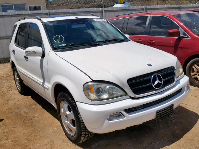 4JGAB57EX5A523777 - 2005 MERCEDES-BENZ ML 350 WHITE photo 1