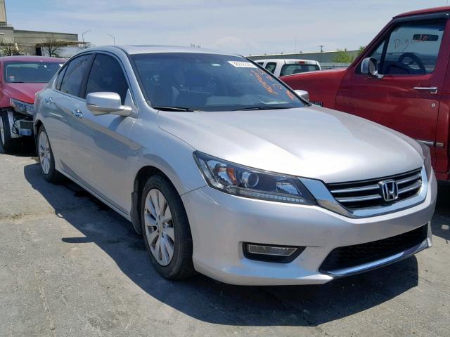 1HGCR2F81DA037491 - 2013 HONDA ACCORD EXL SILVER photo 1