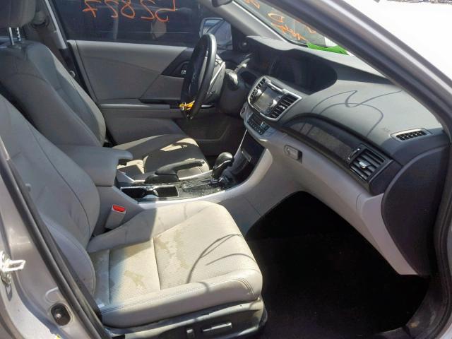 1HGCR2F81DA037491 - 2013 HONDA ACCORD EXL SILVER photo 5