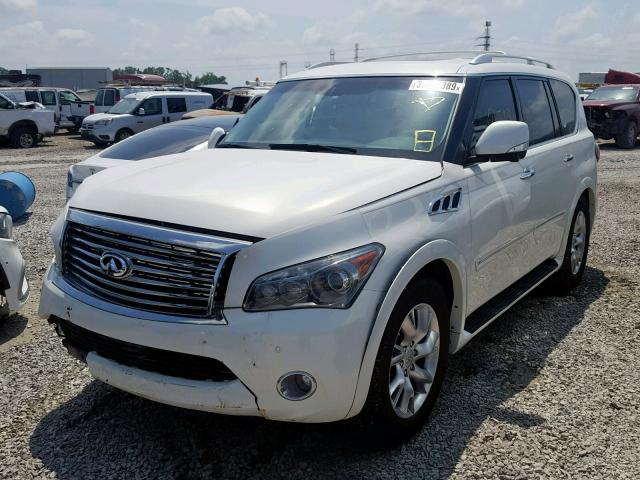 JN8AZ2ND2B9700283 - 2011 INFINITI QX56 WHITE photo 2