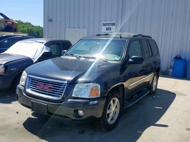 1GKDT13S282151518 - 2008 GMC ENVOY BLACK photo 2