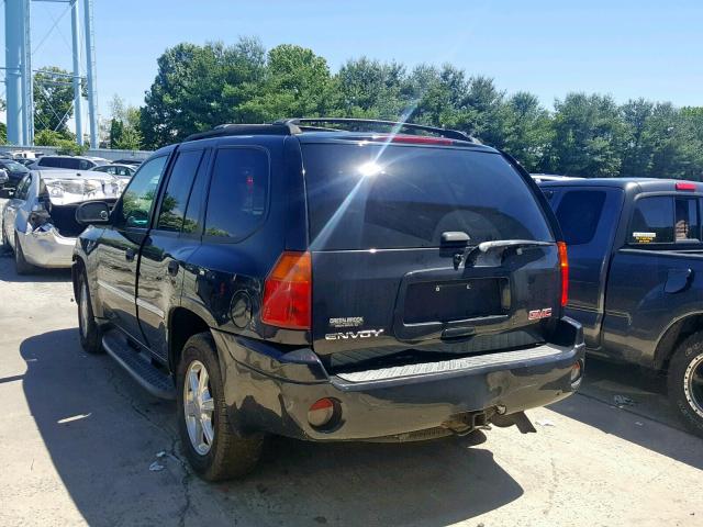 1GKDT13S282151518 - 2008 GMC ENVOY BLACK photo 3