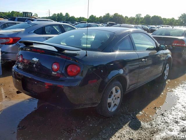 1G1AL15F477155790 - 2007 CHEVROLET COBALT LT BLACK photo 4