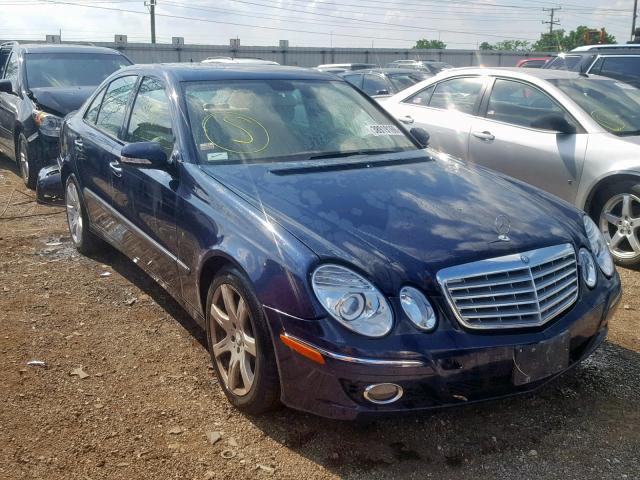 WDBUF87X38B342543 - 2008 MERCEDES-BENZ E 350 4MAT BLUE photo 1