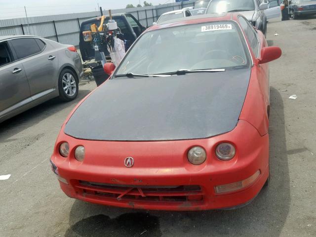 JH4DC4458SS010254 - 1995 ACURA INTEGRA LS RED photo 9