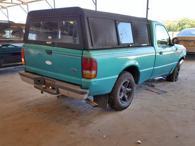 1FTCR10A0RPA29388 - 1994 FORD RANGER TURQUOISE photo 4