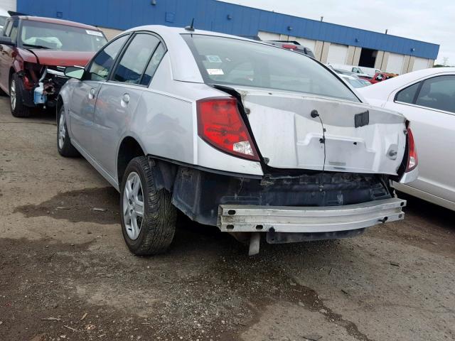 1G8AJ55F96Z177088 - 2006 SATURN ION LEVEL SILVER photo 3