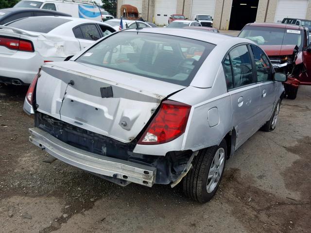 1G8AJ55F96Z177088 - 2006 SATURN ION LEVEL SILVER photo 4