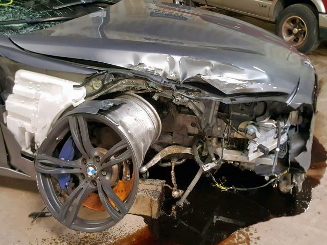 WBS6C9C53FD467842 - 2015 BMW M6 GRAN CO GRAY photo 9