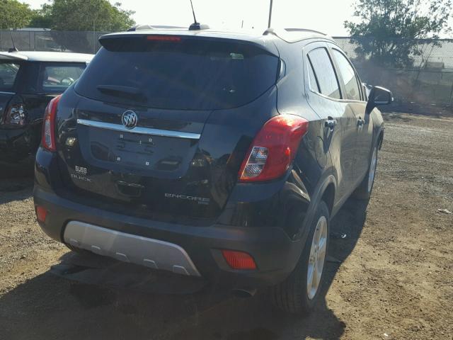 KL4CJESB7GB625204 - 2016 BUICK ENCORE BLACK photo 4