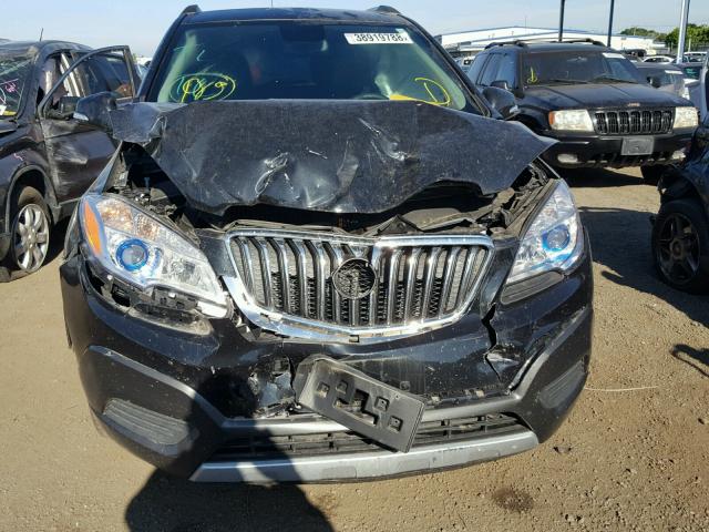 KL4CJESB7GB625204 - 2016 BUICK ENCORE BLACK photo 9