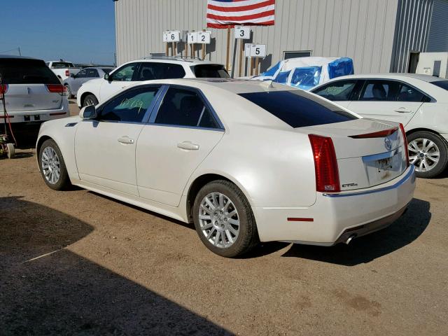 1G6DH5EG9A0131879 - 2010 CADILLAC CTS LUXURY WHITE photo 3