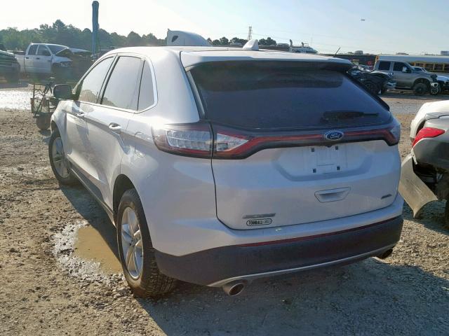 2FMPK3J86JBB30746 - 2018 FORD EDGE SEL WHITE photo 3