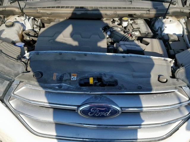 2FMPK3J86JBB30746 - 2018 FORD EDGE SEL WHITE photo 7