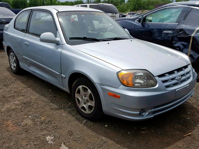 KMHCG35C23U237711 - 2003 HYUNDAI ACCENT GL BLUE photo 1